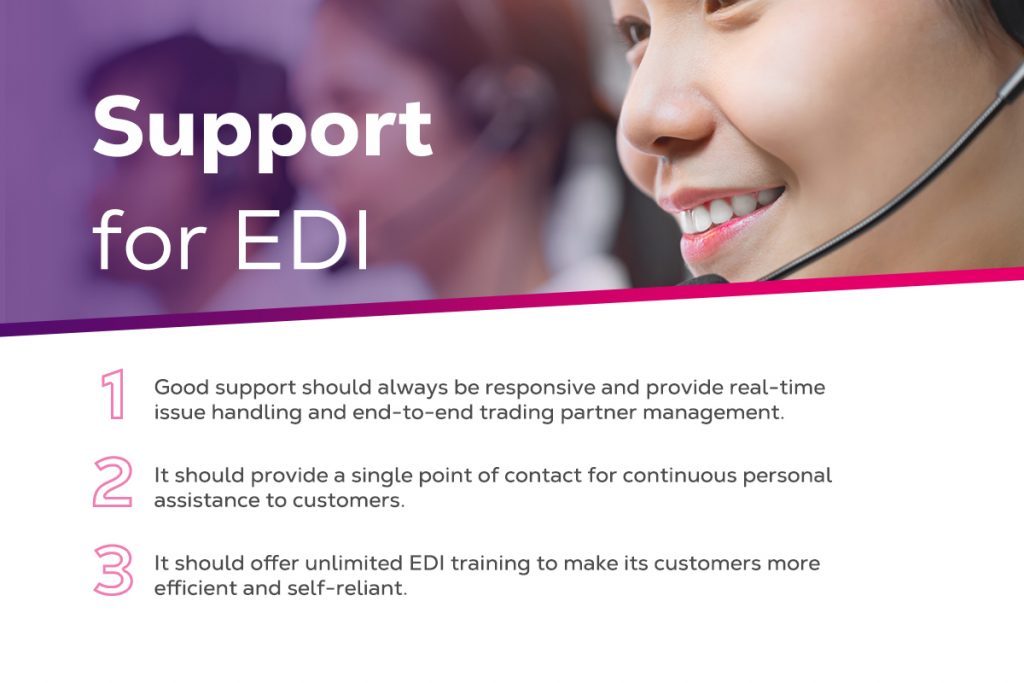 The best EDI software support parameters
